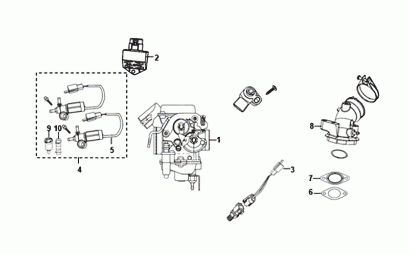 Carburateur Sym Orbit III Black