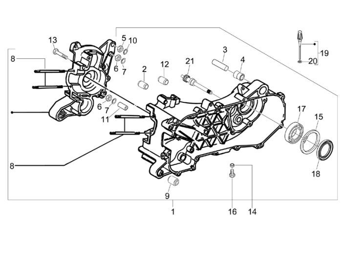 Carter Piaggio Liberty 50 2-takt AC