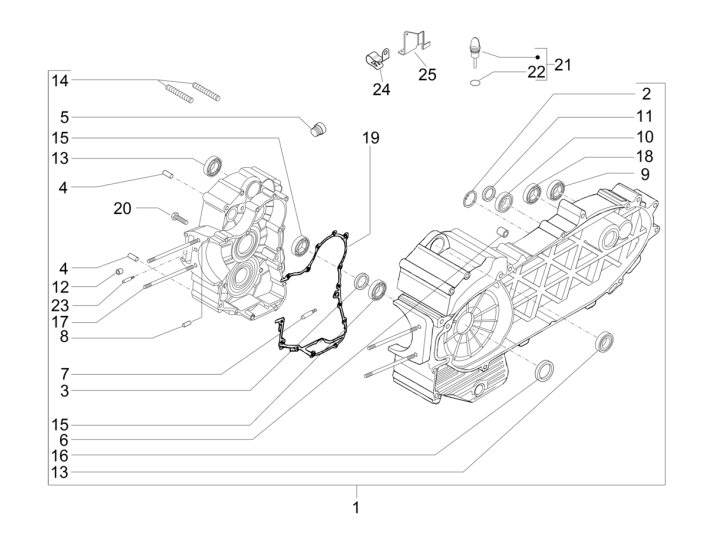 Carter Piaggio Beverly 500 Euro 3 2007-2012