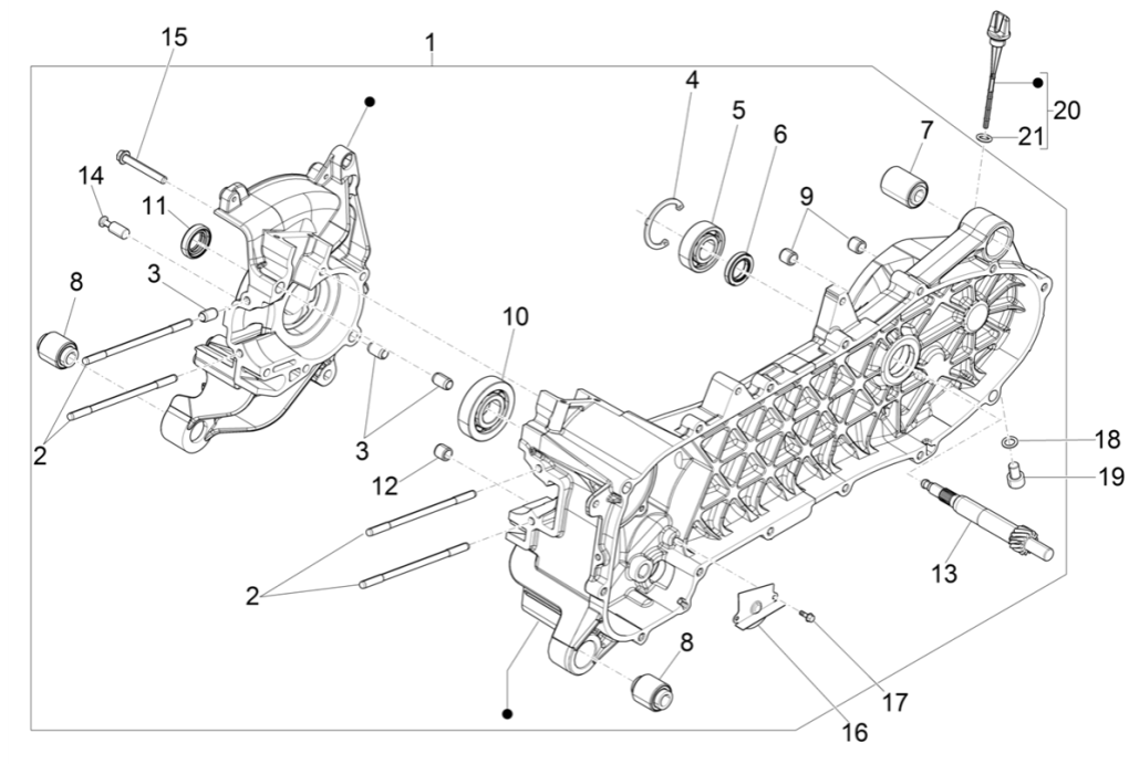 Carter Piaggio Liberty 50 4-takt AC IGET 3V Euro 5