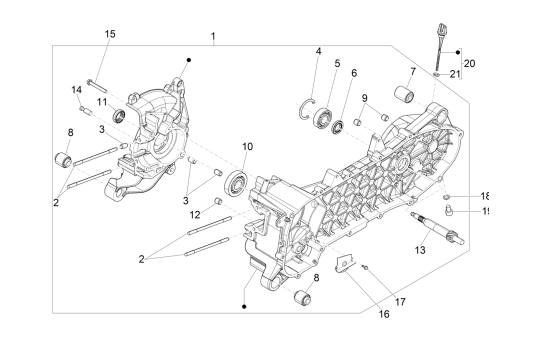 Carter Vespa Primavera 50 4-takt IGET 3V Euro 4