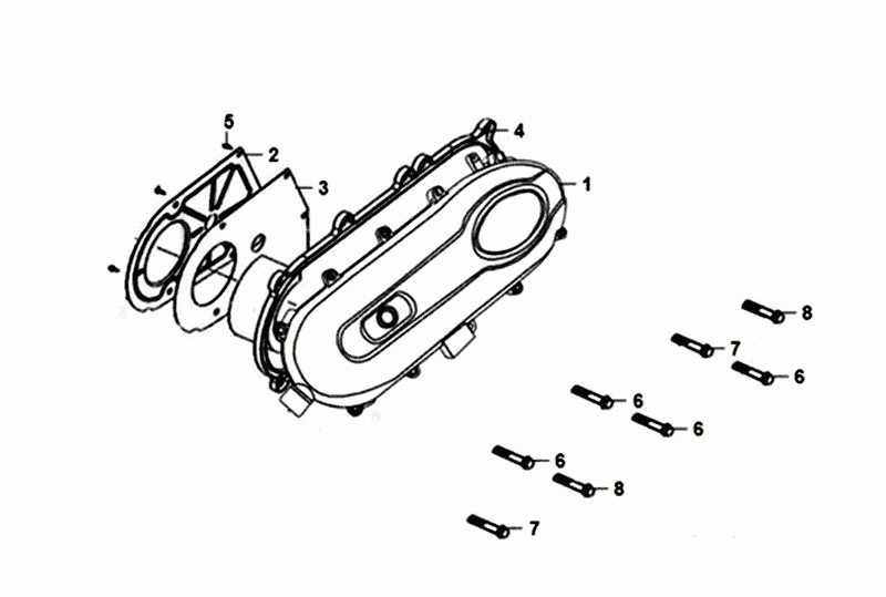 Carterdeksel Sym Mio 50i