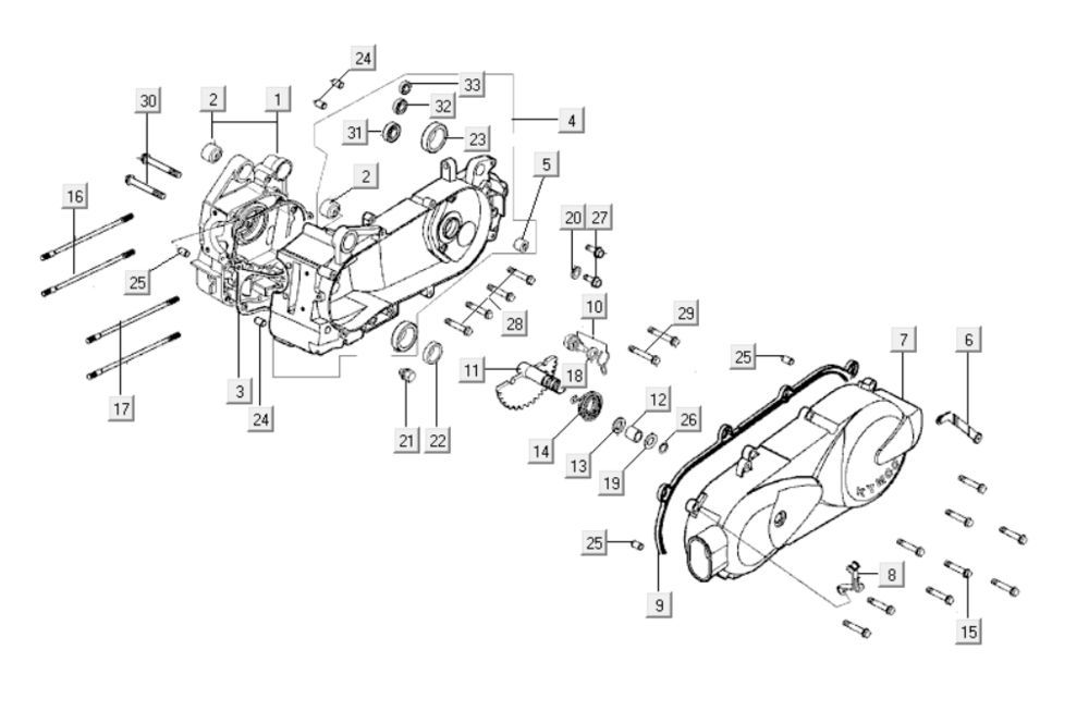 Carter - Carterdeksel Kymco Like 125