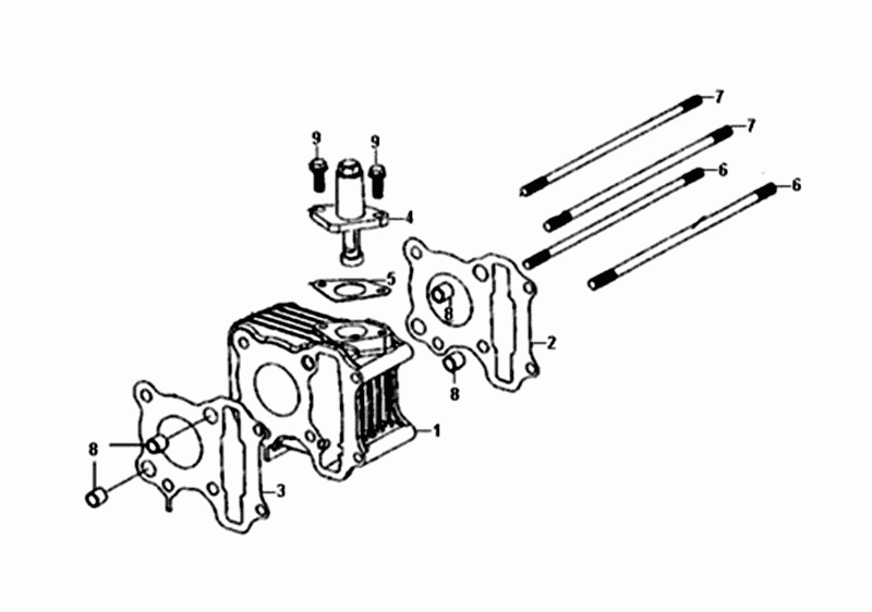 Cilinder Sym Fiddle III Euro 4
