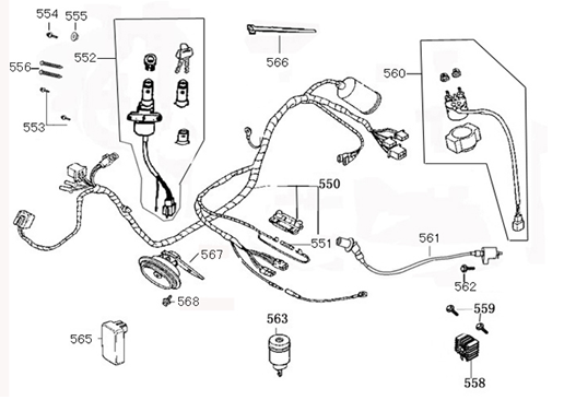 Contactslot - Kabelboom Benda Benson flat mat antraciet