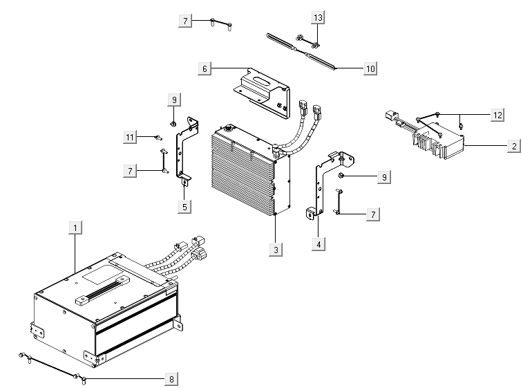 Accu - Acculader Kymco E-Vitality