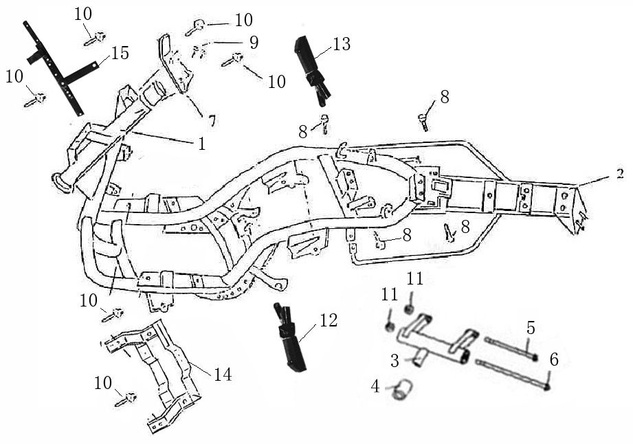 Frame Eagle-Wing Torino antraciet