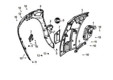 Front cover Sym E-Fiddle Icy White (WH8028P)