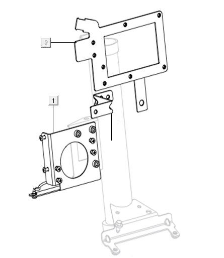 Frame voorzijde Niu N1S