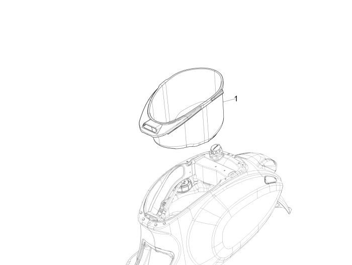 Helmbak Vespa Primavera 50 4-takt IGET 3V Euro 4