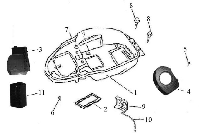 Helmbak Rover Exclusive zwart