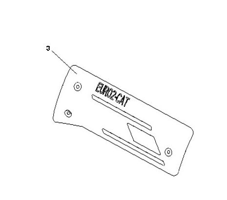 Hitteschild uitlaat Generic Cracker 50 2-takt zwart 2010
