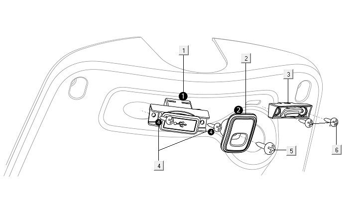 Tassenhaak - USB-lader Niu M1