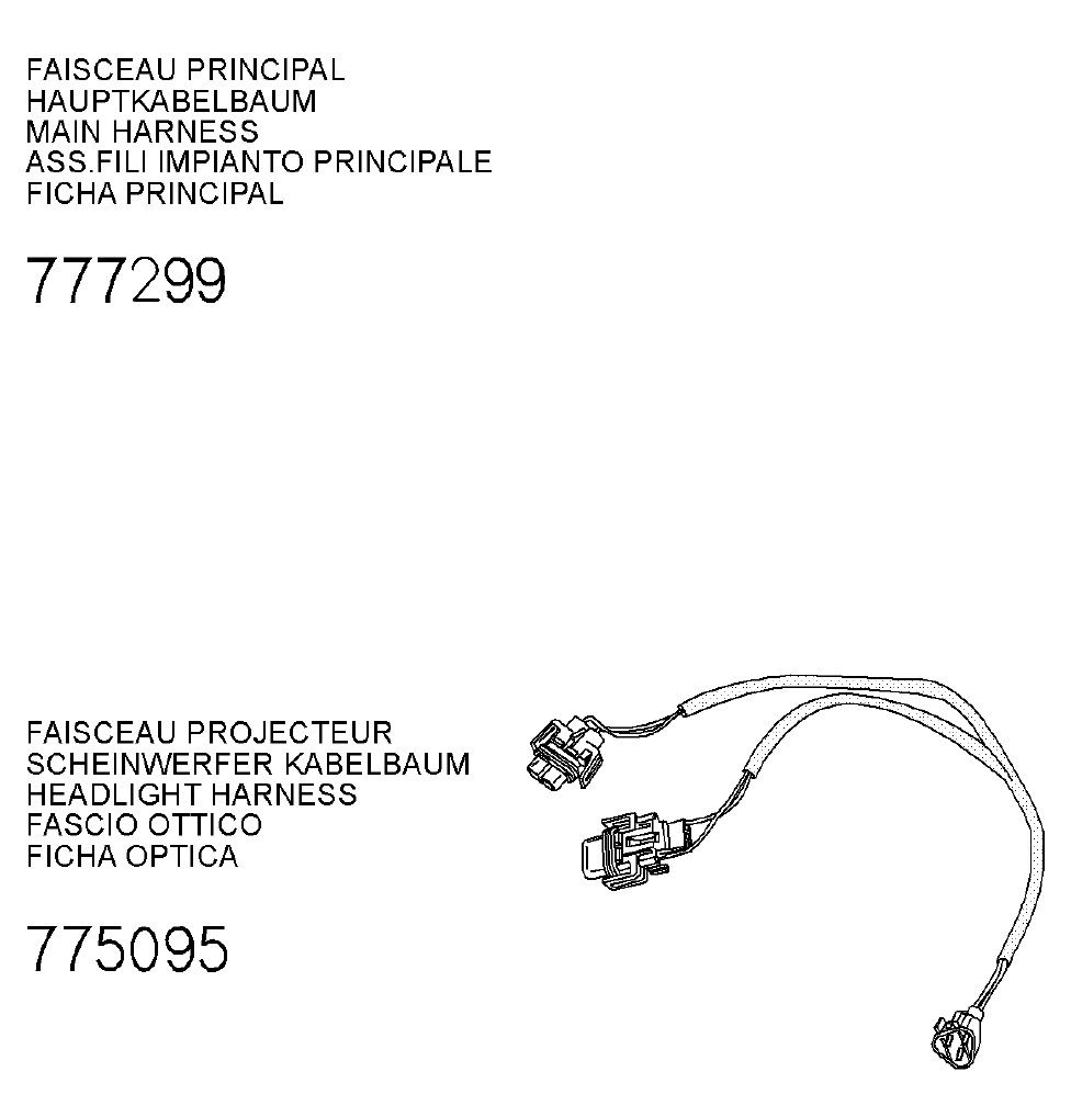 Kabelboom Peugeot Speedfight 3 50 4-takt AC
