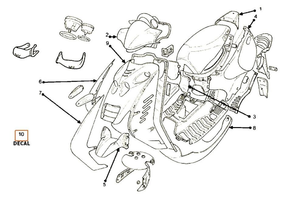 Kappen - Beplating 2 Beta Ark-k 50 2-takt AC zwart 2006 25