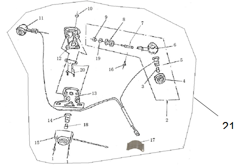 Knipperlichten achterzijde - Achterlicht Turbho RG50 rood