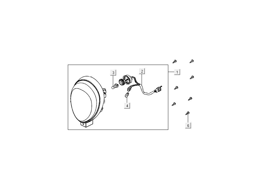 koplamp Kymco Sento 50 4-takt Spring Wit