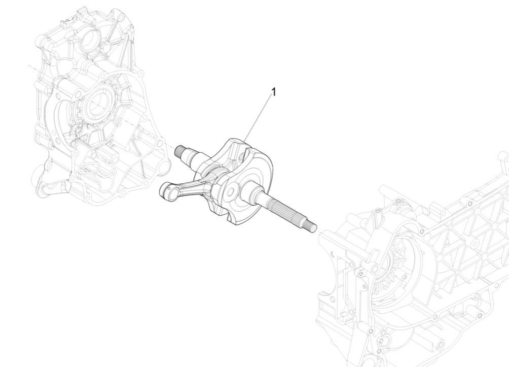 Krukas Piaggio MP3 300 HPE / 300 HPE Sport ABS Euro 5 2020-2022