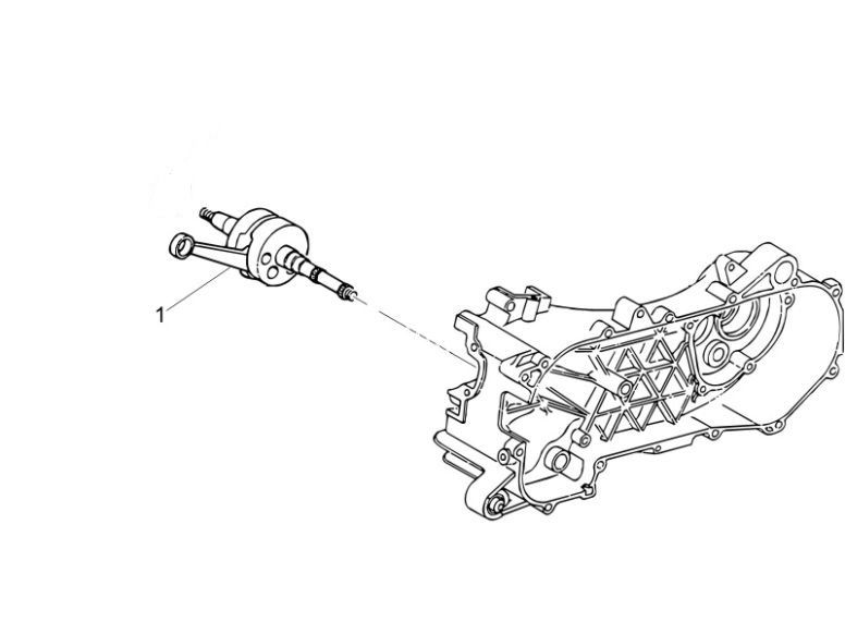 Krukas Piaggio Zip 2000 4-takt AC