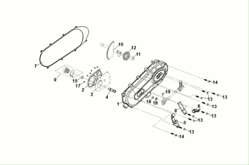 Carterdeksel Sym Fiddle ll Euro 5