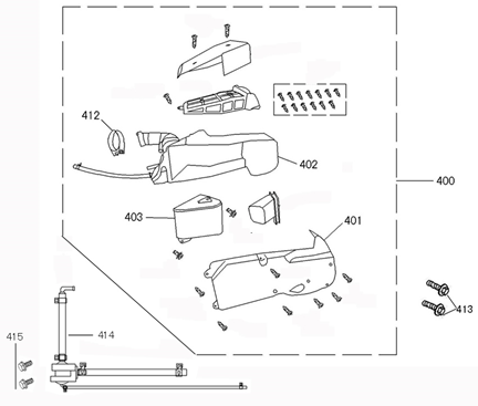 Luchtfilter Benda Benson 125 zilver