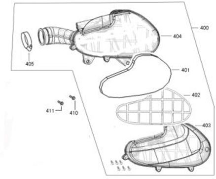 Luchtfilter Berini Sprint bruin