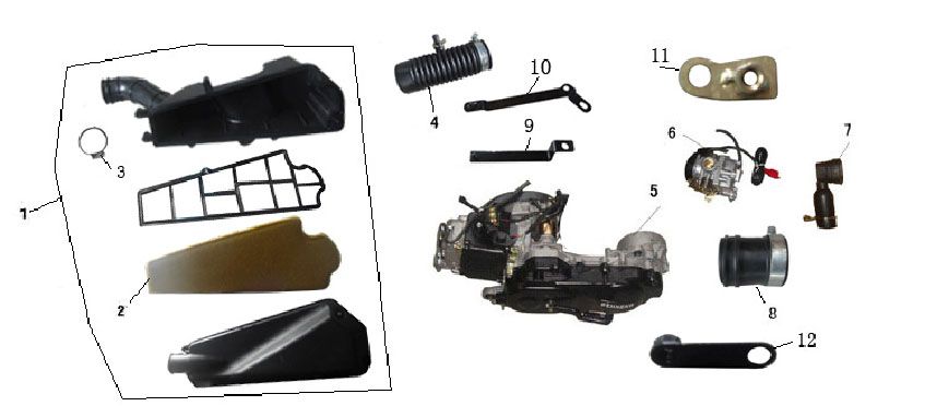 Luchtfilter Turbho RG50 donkerblauw