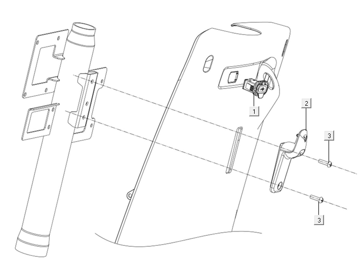 Tassenhaak - USB Niu M+ Sport