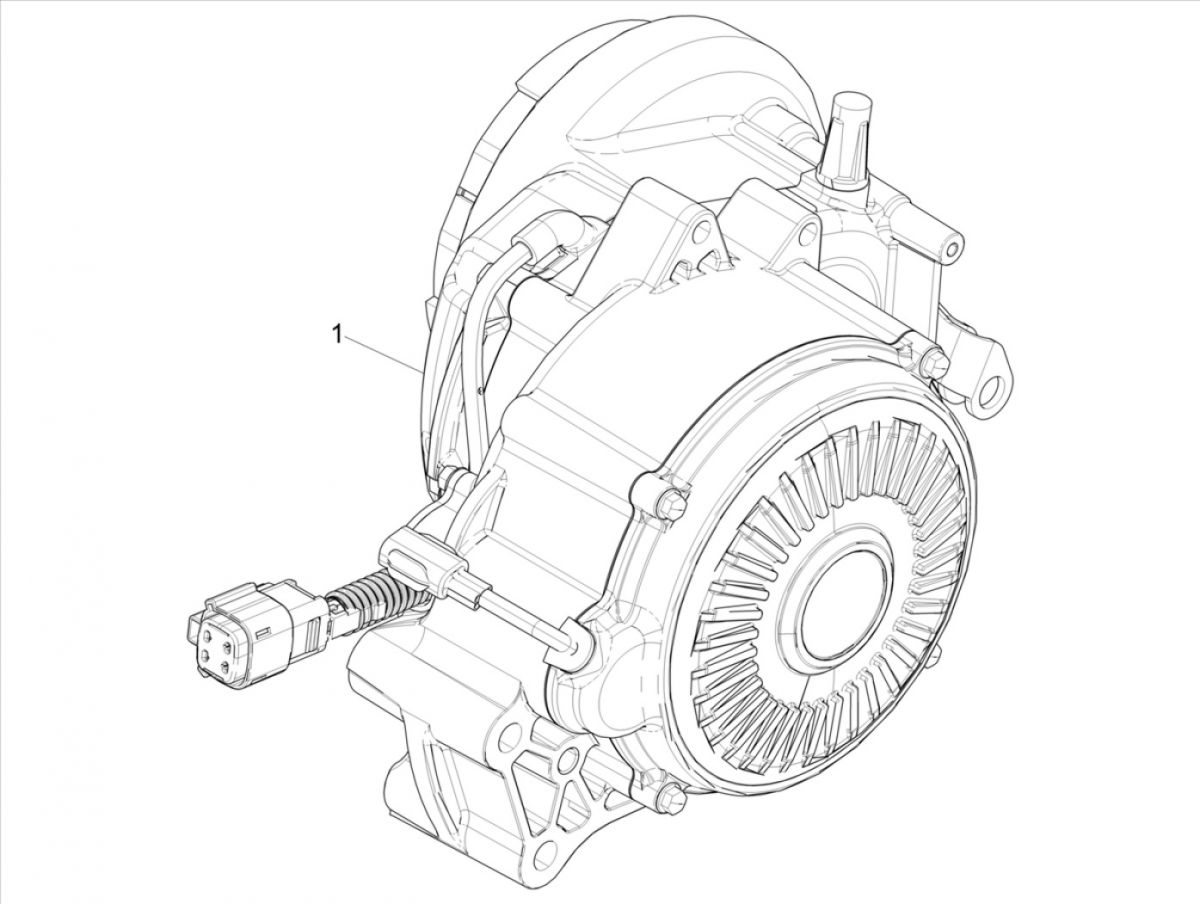Elektromotor Vespa Elettrica 25km/u SCH Euro 5 2021