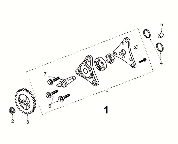 Oil pump Peugeot Django 4-takt E5