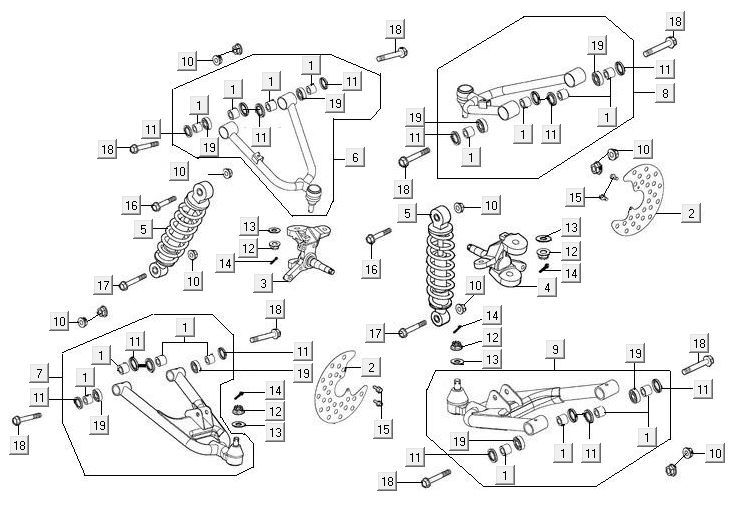 Motorophanging Kymco MXU 300R