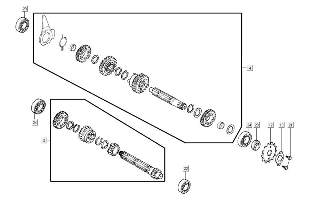 Vertanding - Overbrenging Kymco K-Pipe 125