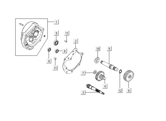 Vertanding - Overbrenging Kymco VP50 4-takt ACdiamond white