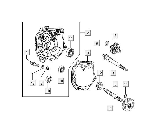 Vertanding - Overbrenging Kymco Yup 50 2-takt AC zilver