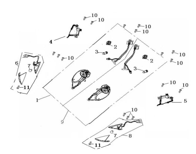 Knipperlichten Generic Ideo 50 2-takt 2010 zwart 25