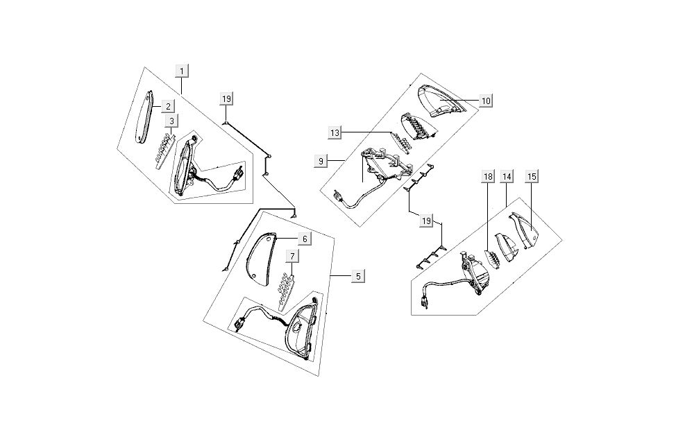 Knipperlichten Kymco New Sento 50i 4-takt zwart