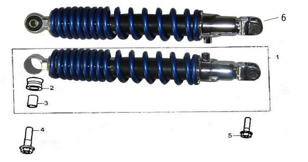 Schokbreker AGM LX zwart
