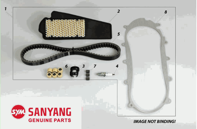 Service kit & parts Sym Mio 50I E5