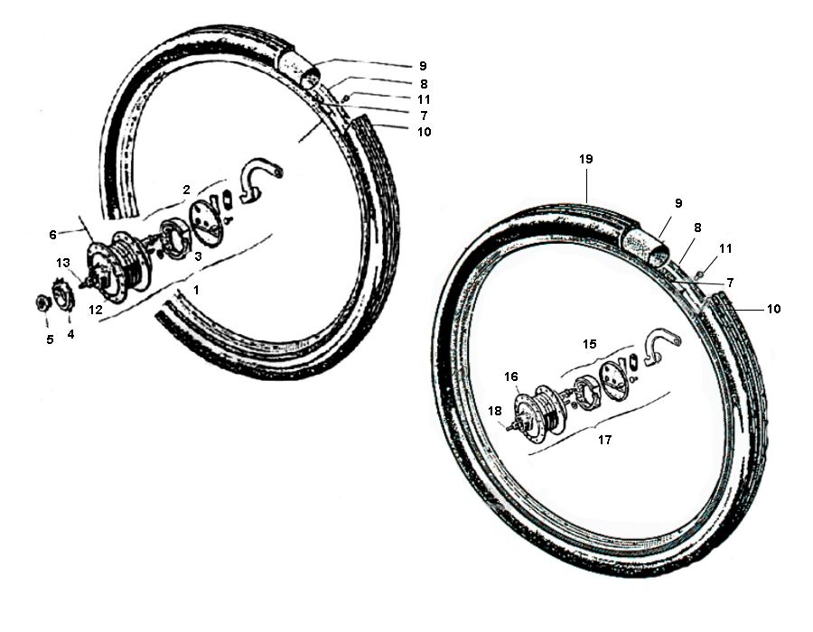 Voorwiel Solex