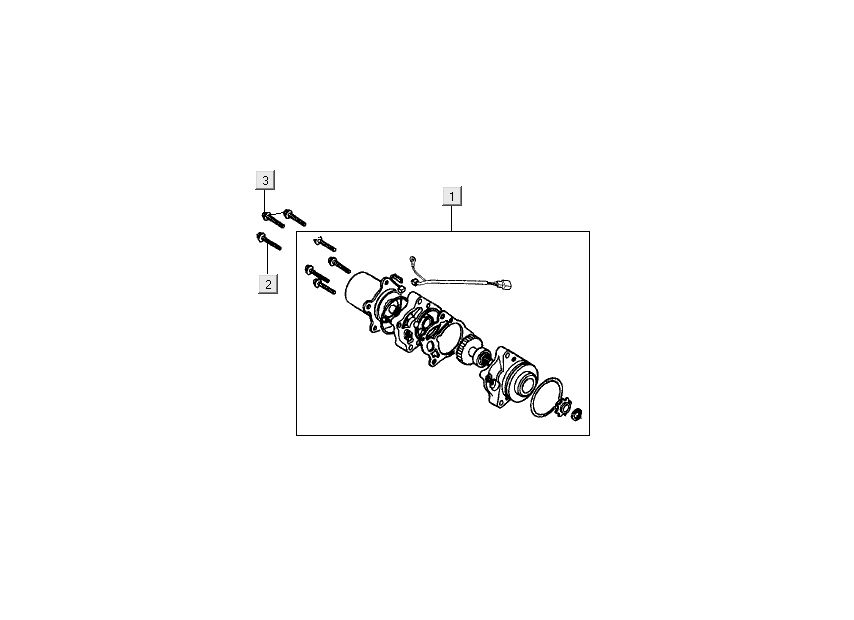 Startmotor Kymco Nexxon 50 4-takt donkergrijs