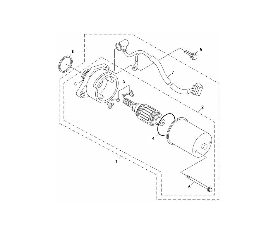 Startmotor Yamaha Aerox 4-takt 2014