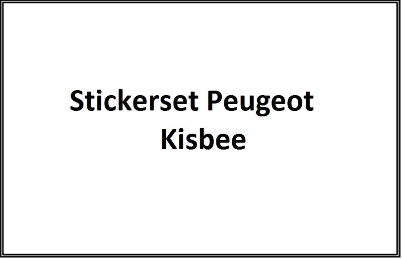 Emblemen - Stickers - Logo Peugeot Kisbee Cherry red (Euro 4 2018 →)-Emblemen - Stickers - Logo Peugeot Kisbee Cherry red (Euro 4 2018 →)