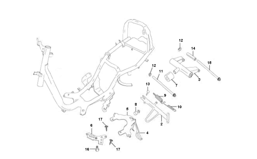 Motorophanging Rover Fun 4-takt