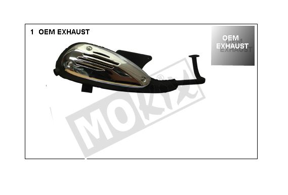 Uitlaat Riva Sport VX50S 4-takt