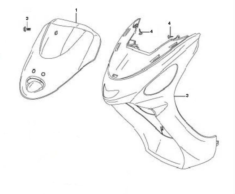 Voorkap Rover FS3 4-takt