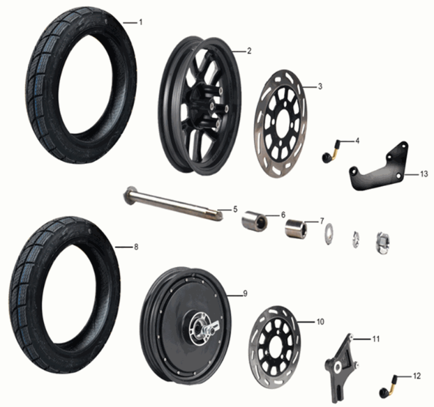 Wheel ASSY Yadea G5