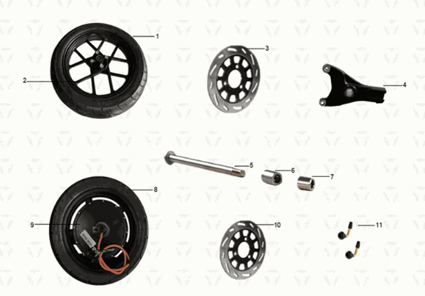 Wheel ASSY Yadea Y1S
