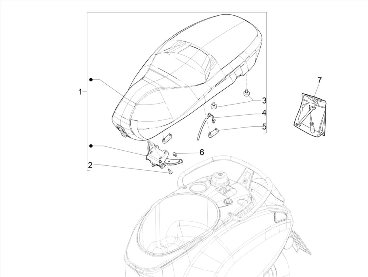 Zadel Vespa Elettrica 2018-2019