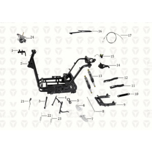 Frame Yadea T9L