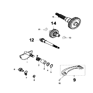 Vertanding - Kickstarter Peugeot Speedfight 3 50 2-takt LC wit